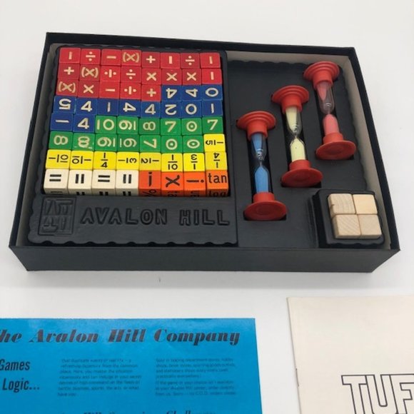 Rare, Vintage 1969 Avalon Hill Tuf Game of Mathematics - Picture 3 of 8
